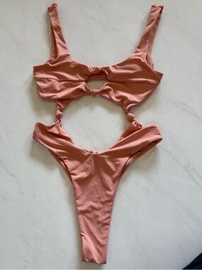 Dippin' Daisy's Rose Pink Cutout One-Piece Swim